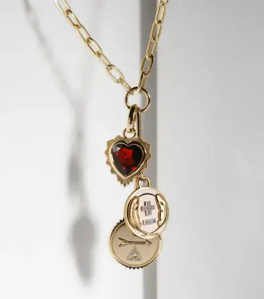 FoundRae Love, Dream & Vivacity 18kt gold necklace with diamonds | Thumbnail 7