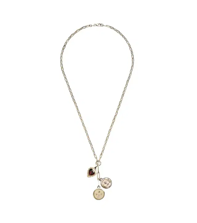 FoundRae Love, Dream & Vivacity 18kt gold necklace with diamonds
