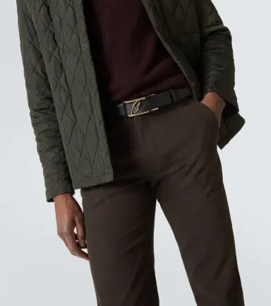 Brioni Logo leather belt | Thumbnail 5