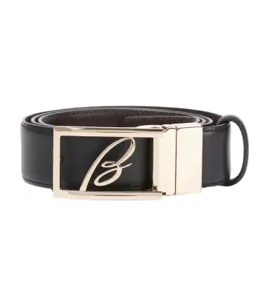 Brioni Logo leather belt | Thumbnail 1
