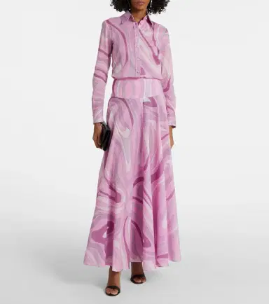 Pucci Orchidee cotton muslin shirt | Thumbnail 4