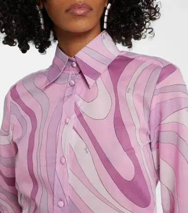Pucci Orchidee cotton muslin shirt | Thumbnail 5