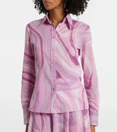 Pucci Orchidee cotton muslin shirt | Thumbnail 6