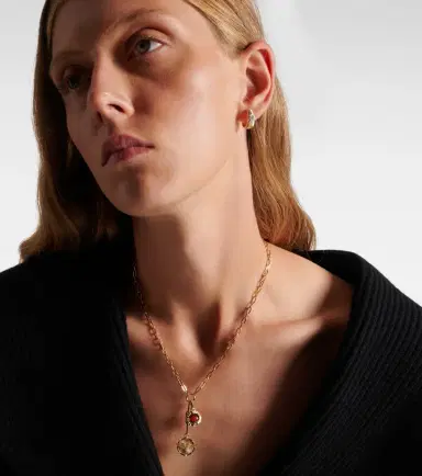 Foundrae Vivacity & Internal Compass 18kt gold necklace with diamonds | Thumbnail 6 Foundrae Vivacity & Internal Compass 18kt gold necklace with diamonds | Thumbnail 6