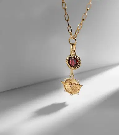 Foundrae Vivacity & Internal Compass 18kt gold necklace with diamonds | Thumbnail 7 Foundrae Vivacity & Internal Compass 18kt gold necklace with diamonds | Thumbnail 7