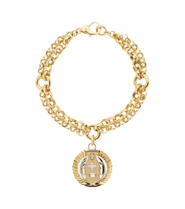 Vivacity 18kt gold bracelet with diamonds