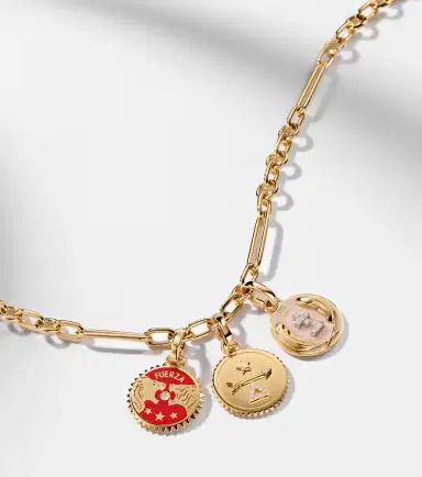 Foundrae Dream, Strength & Vivacity 18kt gold and ceramic necklace with diamonds | Thumbnail 4