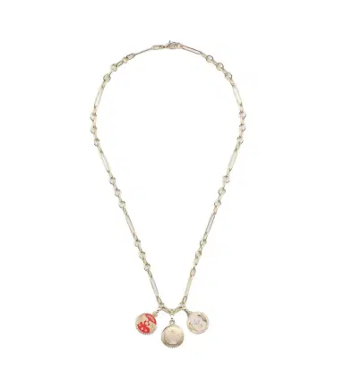 Foundrae Dream, Strength & Vivacity 18kt gold and ceramic necklace with diamonds | Thumbnail 1