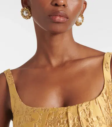 Jennifer Behr Marit 18kt gold-plated earrings | Thumbnail 6