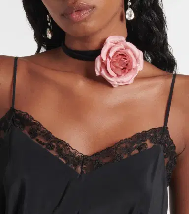 Jennifer Behr Floral-appliqué choker | Thumbnail 3 Jennifer Behr Floral-appliqué choker | Thumbnail 3