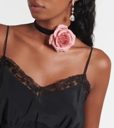 Jennifer Behr Floral-appliqué choker | Thumbnail 4 Jennifer Behr Floral-appliqué choker | Thumbnail 4