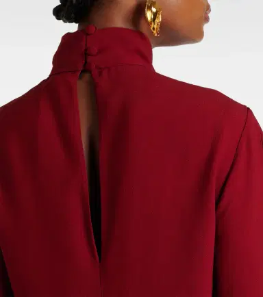 Taller Marmo Gina feather-trimmed midi dress | Thumbnail 3 Taller Marmo Gina feather-trimmed midi dress | Thumbnail 3