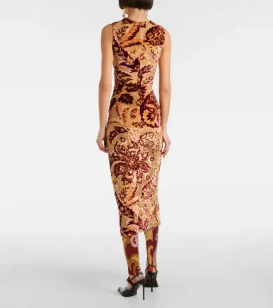 Wolford x Etro Satin de Luxe paisley tights | Thumbnail 3