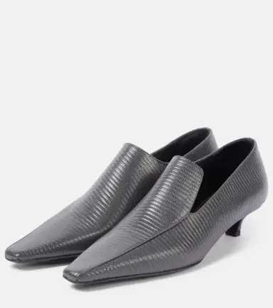 Toteme Embossed leather pumps | Thumbnail 3