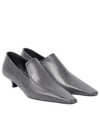 Toteme Embossed leather pumps | Thumbnail 1