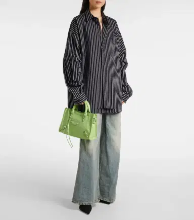 Balenciaga Le City Small leather tote bag | Thumbnail 4