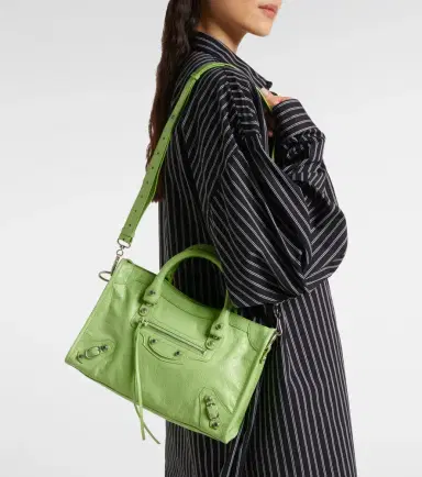 Balenciaga Le City Small leather tote bag | Thumbnail 6