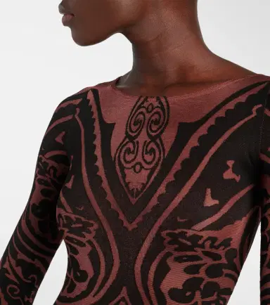 Wolford x Etro Tattoo paisley bodysuit | Thumbnail 3