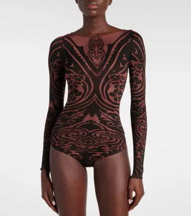 Wolford x Etro Tattoo paisley bodysuit | Thumbnail 5