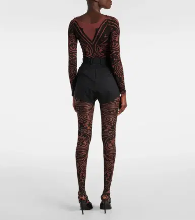 Wolford x Etro Tattoo paisley bodysuit | Thumbnail 6