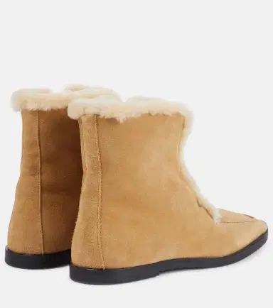 Toteme Shearling-lined suede ankle boots | Thumbnail 3