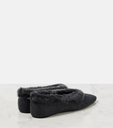 Toteme Shearling-lined ballet flats | Thumbnail 3 Toteme Shearling-lined ballet flats | Thumbnail 3