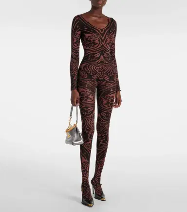 Wolford x Etro Tattoo paisley catsuit | Thumbnail 2