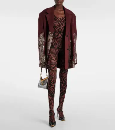 Wolford x Etro Tattoo paisley catsuit | Thumbnail 3
