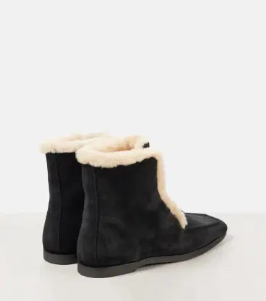 Toteme Shearling-lined leather ankle boots | Thumbnail 4