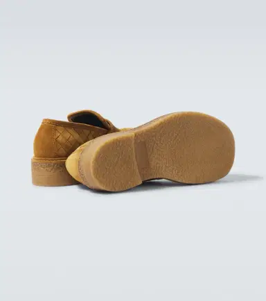 Bottega Veneta Haddock Intrecciato suede loafers | Thumbnail 5