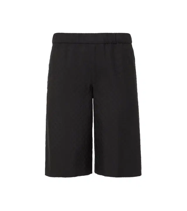 Skull jacquard Bermuda shorts