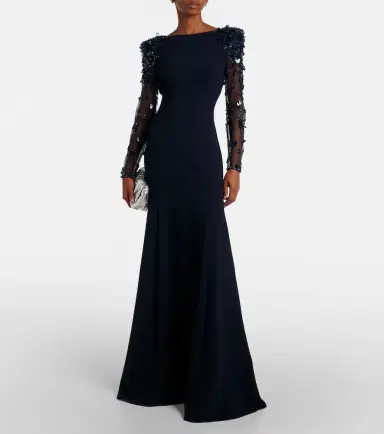 Jenny Packham Midnight embellished gown | Thumbnail 5