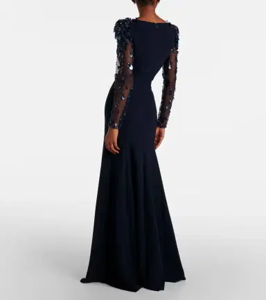 Jenny Packham Midnight embellished gown | Thumbnail 6