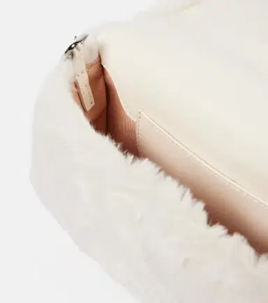 Roger Vivier Viv Choc embellished faux shearling wallet | Thumbnail 2
