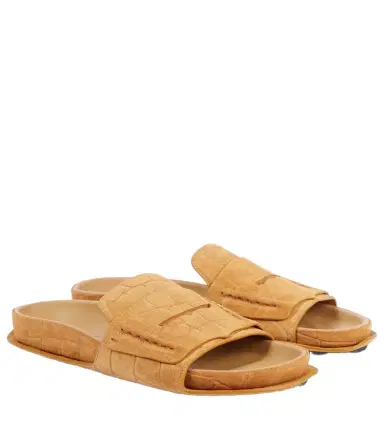Jacquemus Mocassin suede slides | Thumbnail 1 Jacquemus Mocassin suede slides | Thumbnail 1