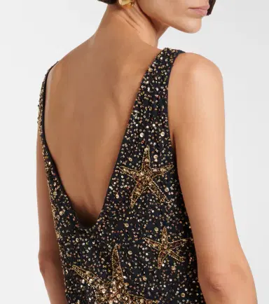 Rixo Star Fish sequined minidress | Thumbnail 4