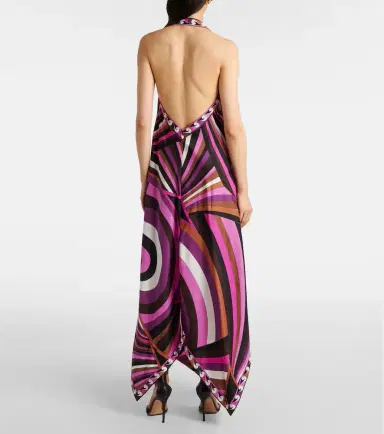 Pucci Iride silk twill maxi dress | Thumbnail 2
