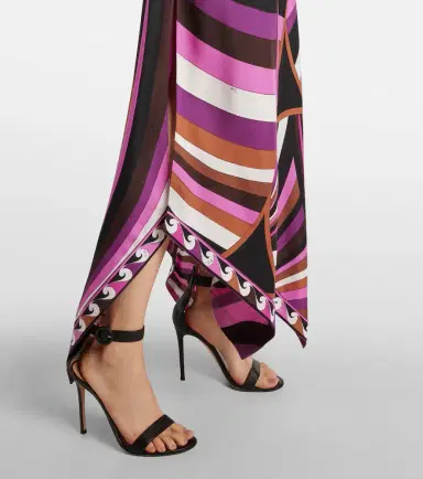 Pucci Iride silk twill maxi dress | Thumbnail 3