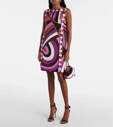 PUCCI Iride silk twill minidress | Thumbnail 2 PUCCI Iride silk twill minidress | Thumbnail 2