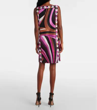 PUCCI Iride silk twill minidress | Thumbnail 4 PUCCI Iride silk twill minidress | Thumbnail 4