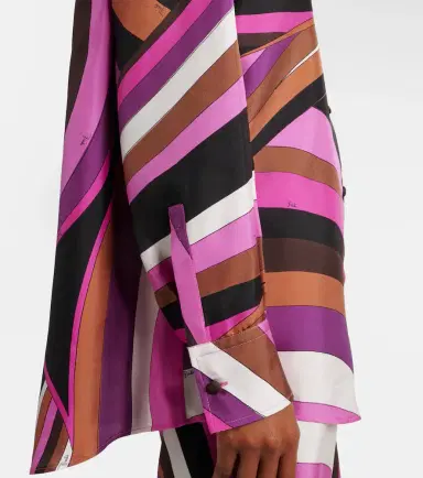 PUCCI Iride silk twill shirt | Thumbnail 2
