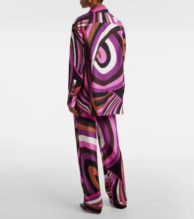 PUCCI Iride silk twill shirt | Thumbnail 6