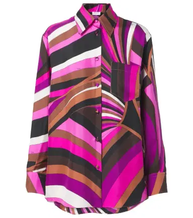 PUCCI Iride silk twill shirt | Thumbnail 1