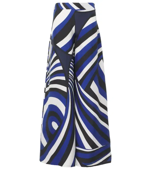 Iride silk twill palazzo pants