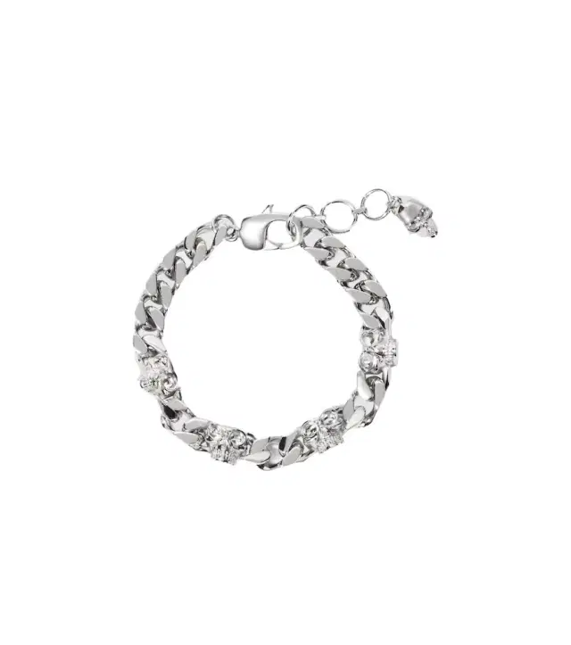 McQueen Embellished chain bracelet