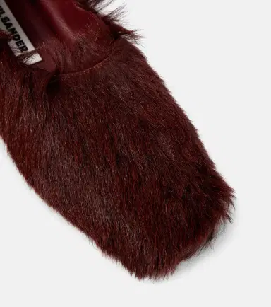 Jil Sander Calf hair flats | Thumbnail 2