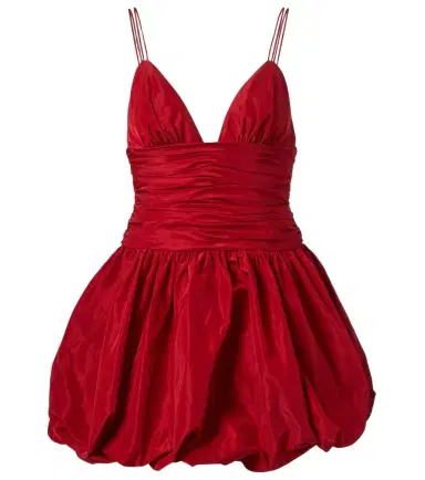 Staud Loren ruched minidress | Thumbnail 1