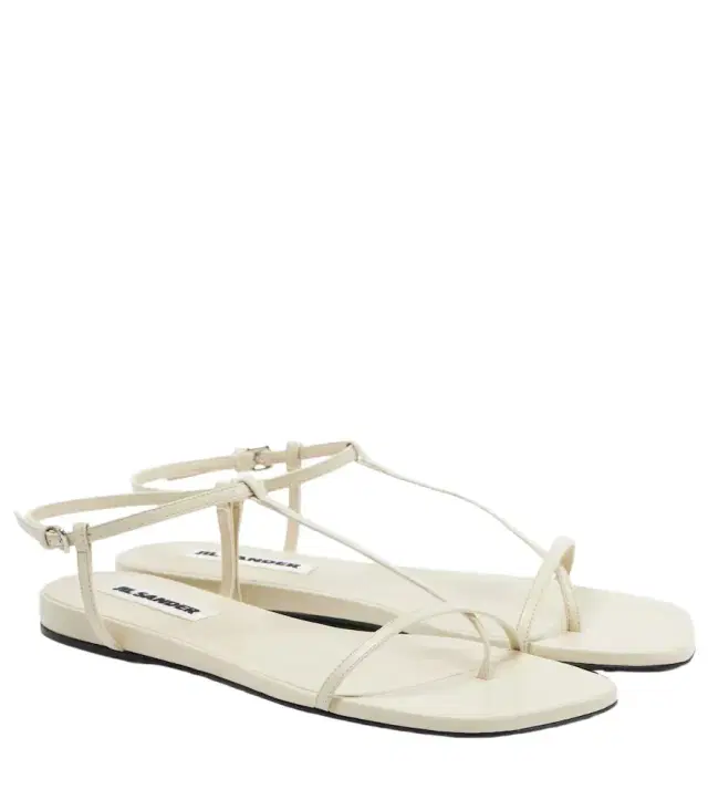 Jil Sander Leather thong sandals