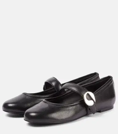 Coperni Belt leather ballet flats | Thumbnail 4