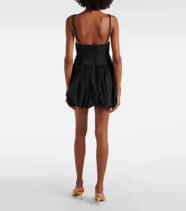 Staud Loren ruched minidress | Thumbnail 2